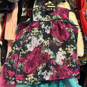 Floral Cold Shoulder Blouse